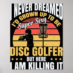 Disc Golf Player _1 Poster