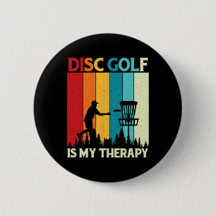 Disc Golf Player _5  6 Cm Round Badge