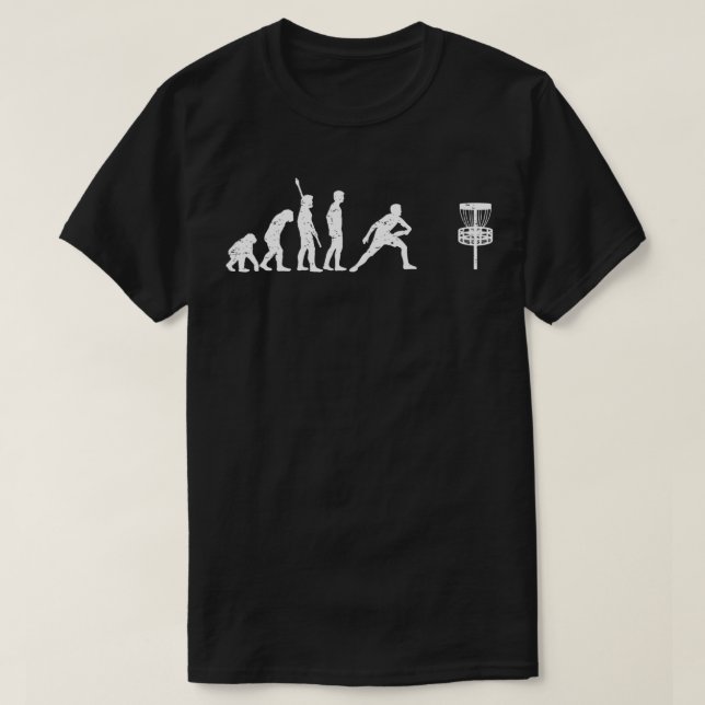 Disc Golf Player Design I Evolution  T-Shirt (Design Front)
