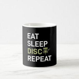 Disc Golf Player Eat Sleep Disc Golf Repeat Coffee Mug