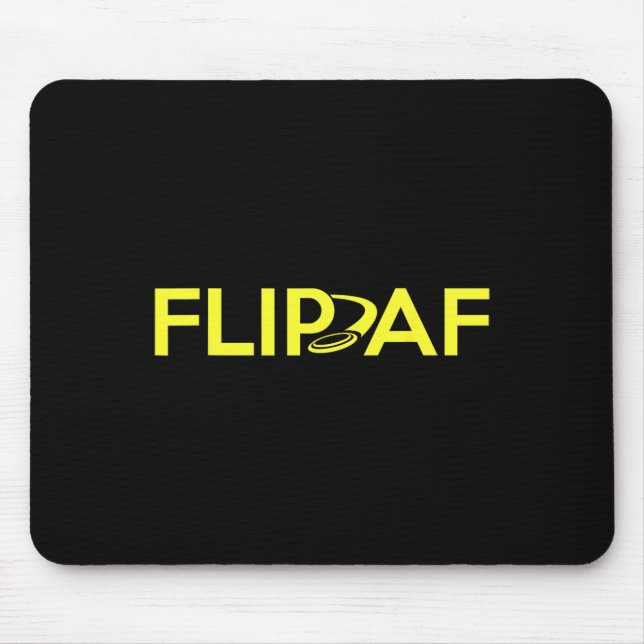 Disc Golf Player - Funny Flip Disc Golfer  Mouse Mat (Front)