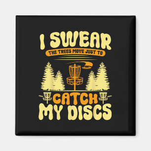 Disc Golf Player Funny Magnet