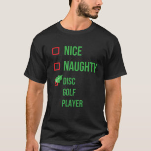 Disc Golf Player Funny Pajama Christmas Gift T-Shirt