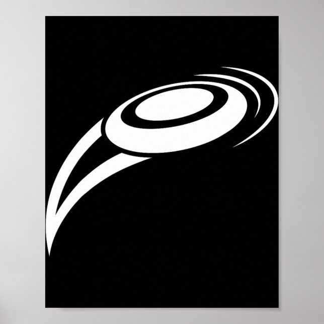 Disc Golf Player Golfer Gift Flying Disc Frisbee D Poster (Front)