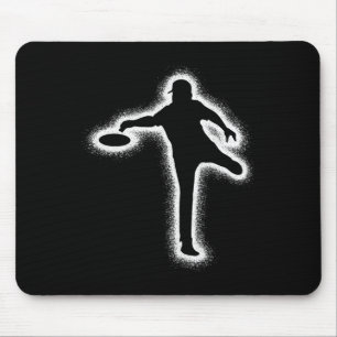Disc Golf Player Kids Boys Men Disc Golfer Mouse Mat