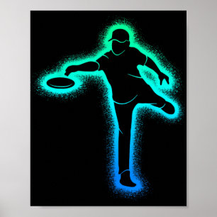 Disc Golf Player Kids Men Boys Disc Golfer Poster