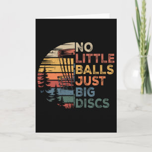 Disc Golf Player No Little Just Big Discs Sport Pl Card