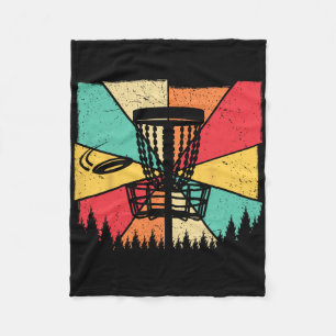 Disc Golf Player Retro Vintage - Disc Golf Sket De Fleece Blanket