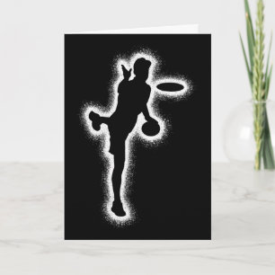 Disc Golf Players Kids Boys Men Disc Golfer  Card