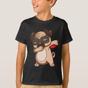 Disc Golf Pug Dog Shirt Kids Funny Disc Golf Gifts