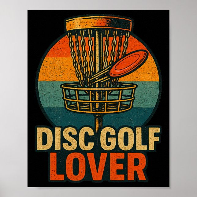 Disc Golf Quote  Poster (Front)