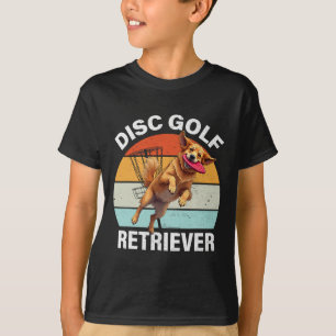 Disc Golf Retriever Funny Golden Retriever Dog Own T-Shirt
