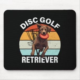 Disc Golf Retriever Funny Labrador Retriever Dog O Mouse Mat