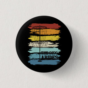 Disc Golf Retro 3 Cm Round Badge