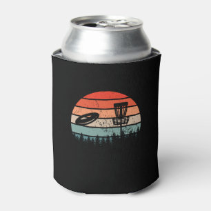 Disc Golf Retro Can Cooler