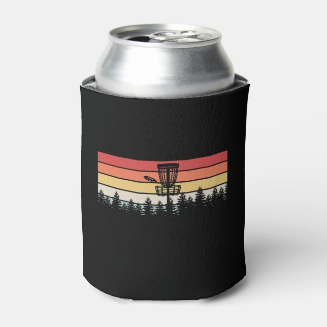 Disc Golf Retro Can Cooler (Can Front)
