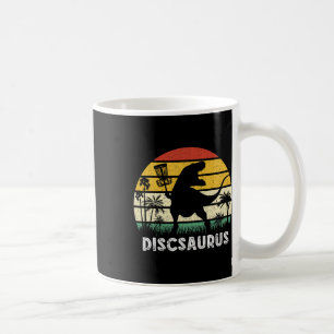 Disc Golf Retro Dinosaur Disc Golf Player Frolf Fl Coffee Mug