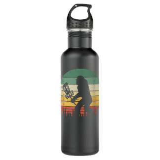 Disc Golf Retro Distressed Sunset 710 Ml Water Bottle