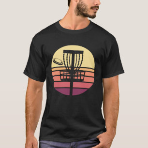 Disc Golf Retro Sunset T-Shirt