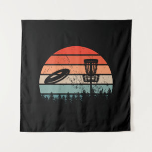 Disc Golf Retro Tapestry