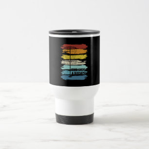 Disc Golf Retro Travel Mug