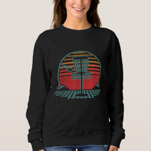 Disc Golf Retro Vintage 80s Style Sweatshirt