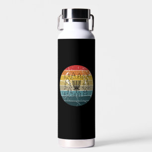 Disc Golf Retro Vintage Water Bottle
