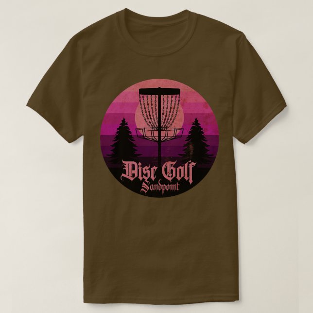 Disc Golf Sandpoint Sunday T-Shirt (Design Front)