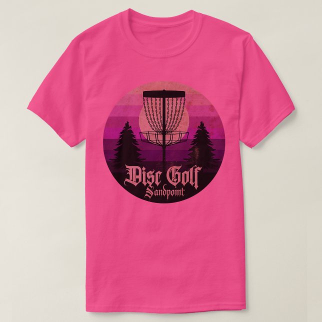Disc Golf Sandpoint Sunday T-Shirt (Design Front)