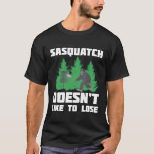 Disc Golf Sasquatch Funny Bigfoot T-Shirt