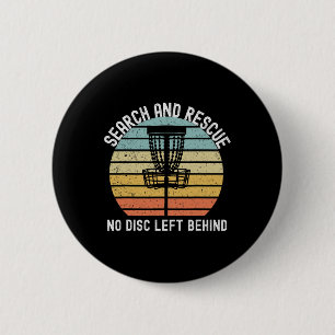 Disc Golf Search And Rescue Disc Golf Gift Funny D 6 Cm Round Badge