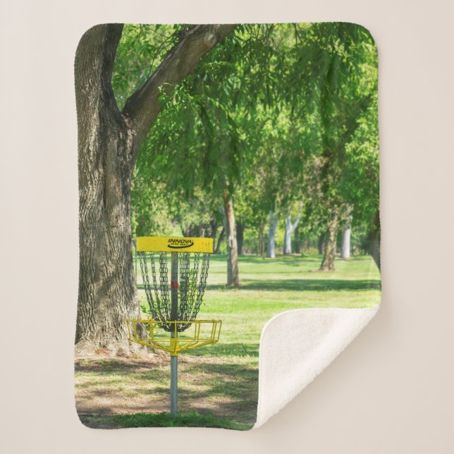 Disc Golf Sherpa Blanket (Front)