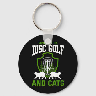 Disc Golf Shirt Cat Lover Disc Golf Player Disc Go Key Ring