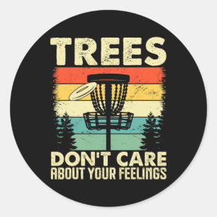Disc Golf Shirt For Men Dad Disc Golf Player Disc Classic Round Sticker