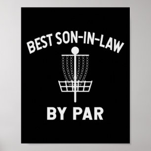 Disc Golf Son-in-law -best Son-in-law By Par Poster