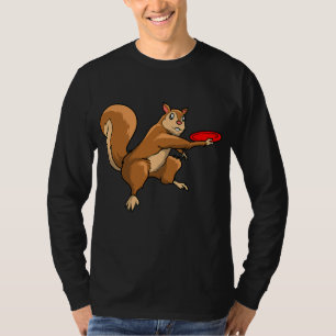 Disc Golf Squirrel Frolf Frisbee Golf Disc  T-Shirt