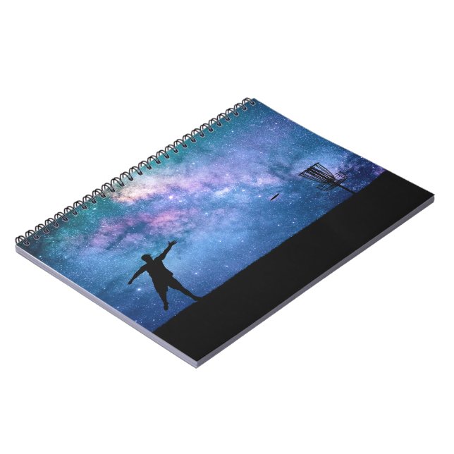 Disc Golf Stars Notebook (Left Side)