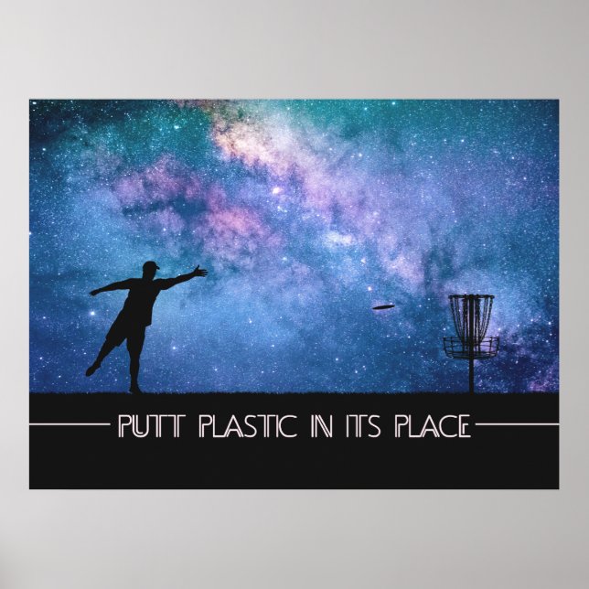 Disc Golf Stars Poster (Front)