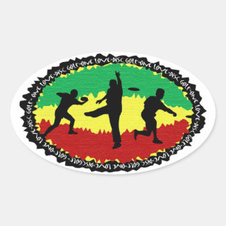 disc golf sticker