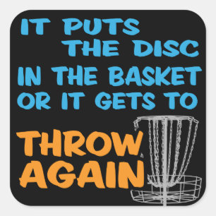 Disc Golf Sticker