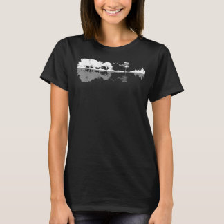 Disc Golf Sunset Guitar Guitarist Player Golfing G T-Shirt