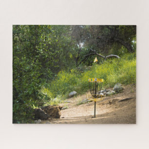 Disc Golf Sunset Puzzle