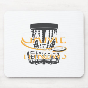Disc Golf T Shirt For Men Women Funny Frisbee Golf Mouse Mat
