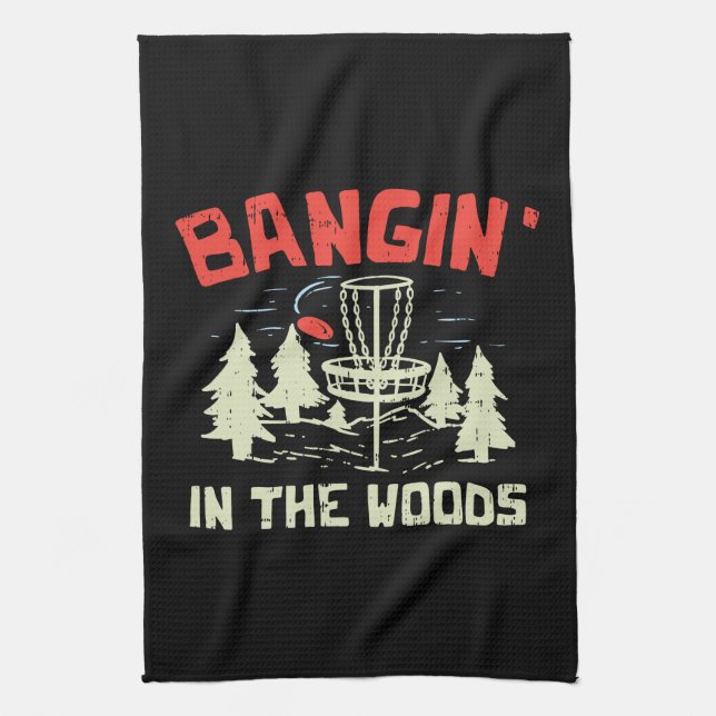 Disc Golf Tea Towel (Vertical)