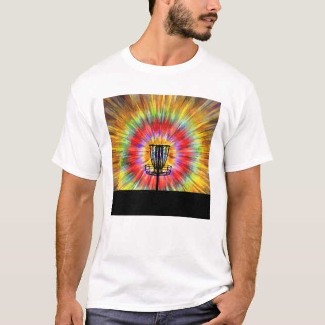 Disc Golf Tie Dye T-Shirt (Front)