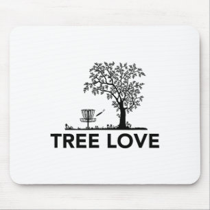 Disc Golf Tree Love Mouse Mat