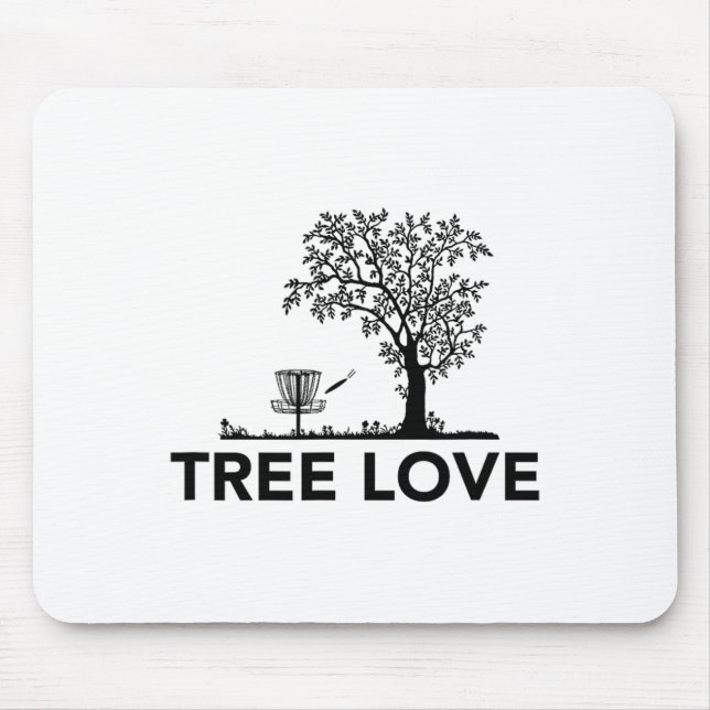 Disc Golf Tree Love  Mouse Mat (Front)