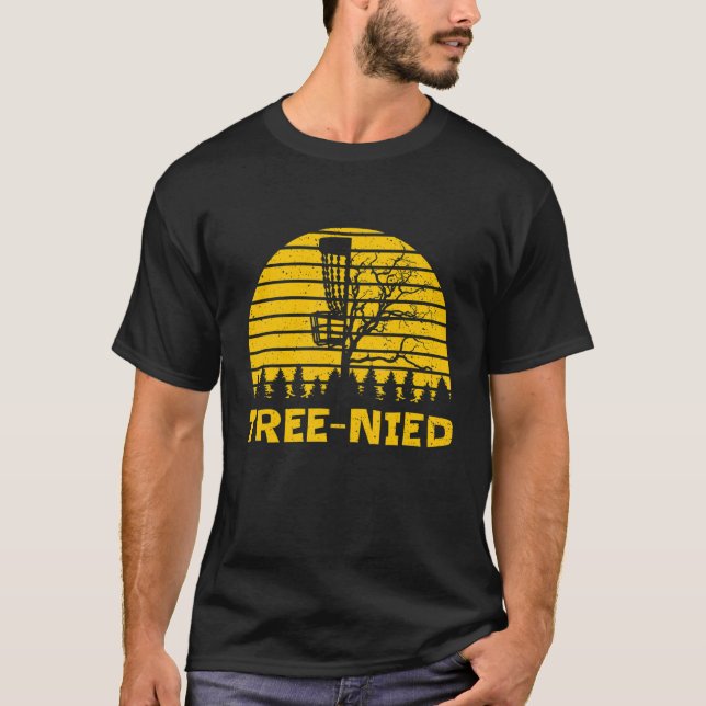 Disc Golf Tree Nied 1 T-Shirt (Front)