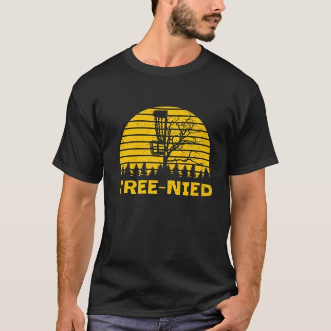 Disc Golf Tree Nied  4 T-Shirt (Front)