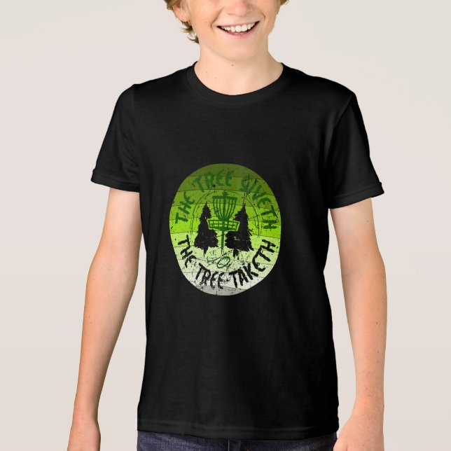Disc Golf Tri-Blend Shirt (Front)
